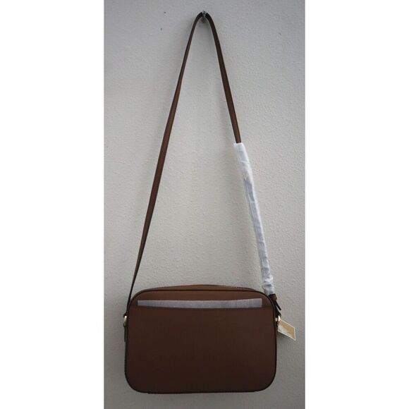 Michael Kors Jet Set 35S1GTTC7L Large Brown Saffiano Leather Crossbody Bag - Picture 12 of 16